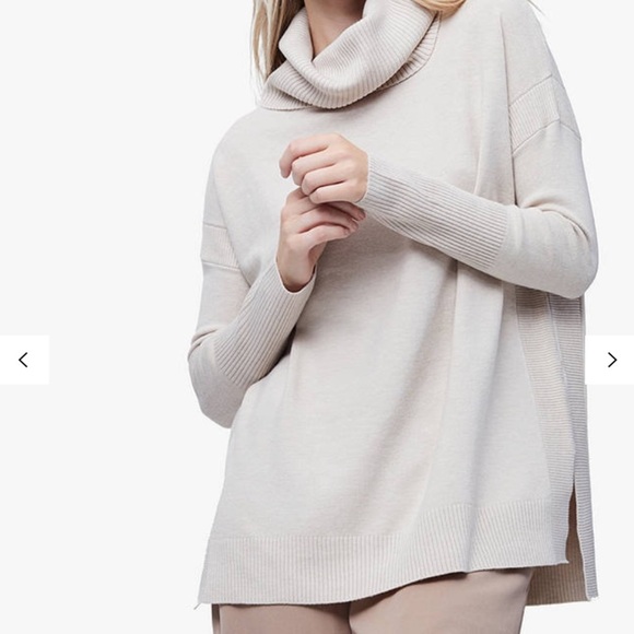 French Connection Sweaters - French Connection Cream Cowl Neck Sweater